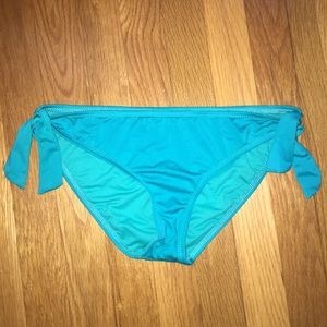 Teal Side Tie Bikini Bottoms
